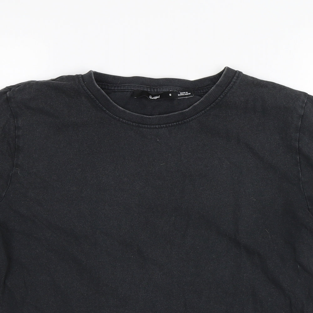 Sportsgirl Womens Black   Basic T-Shirt Size S
