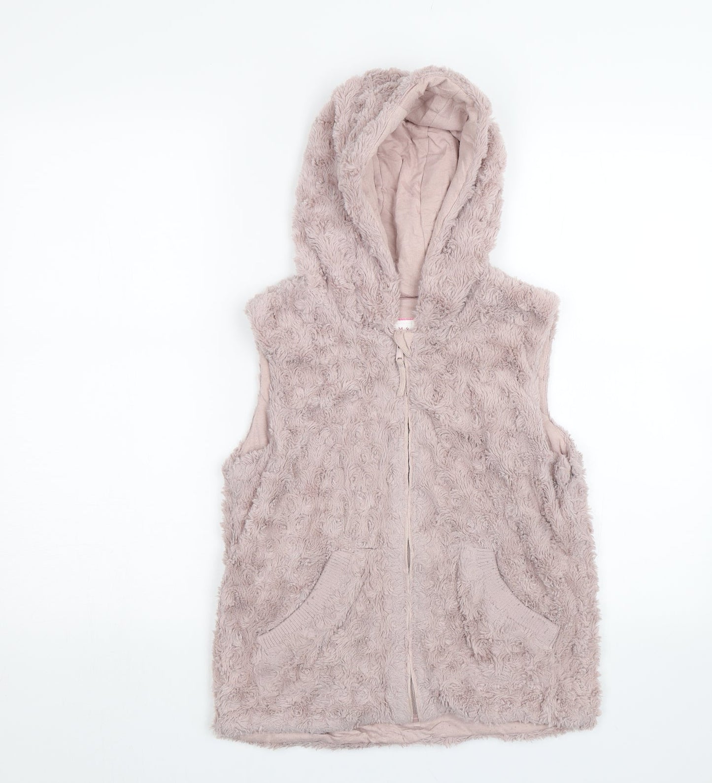 Nutmeg Girls Pink   Full Zip Hoodie Size 10-11 Years