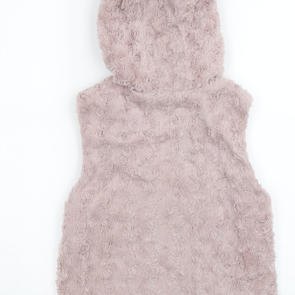 Nutmeg Girls Pink   Full Zip Hoodie Size 10-11 Years