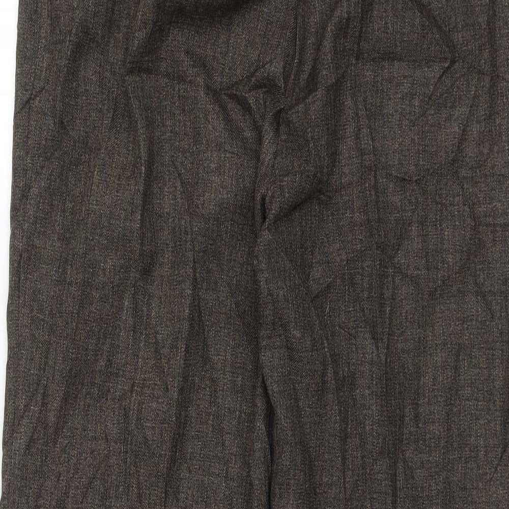BM Collection Womens Brown   Dress Pants Trousers Size 12 L28 in