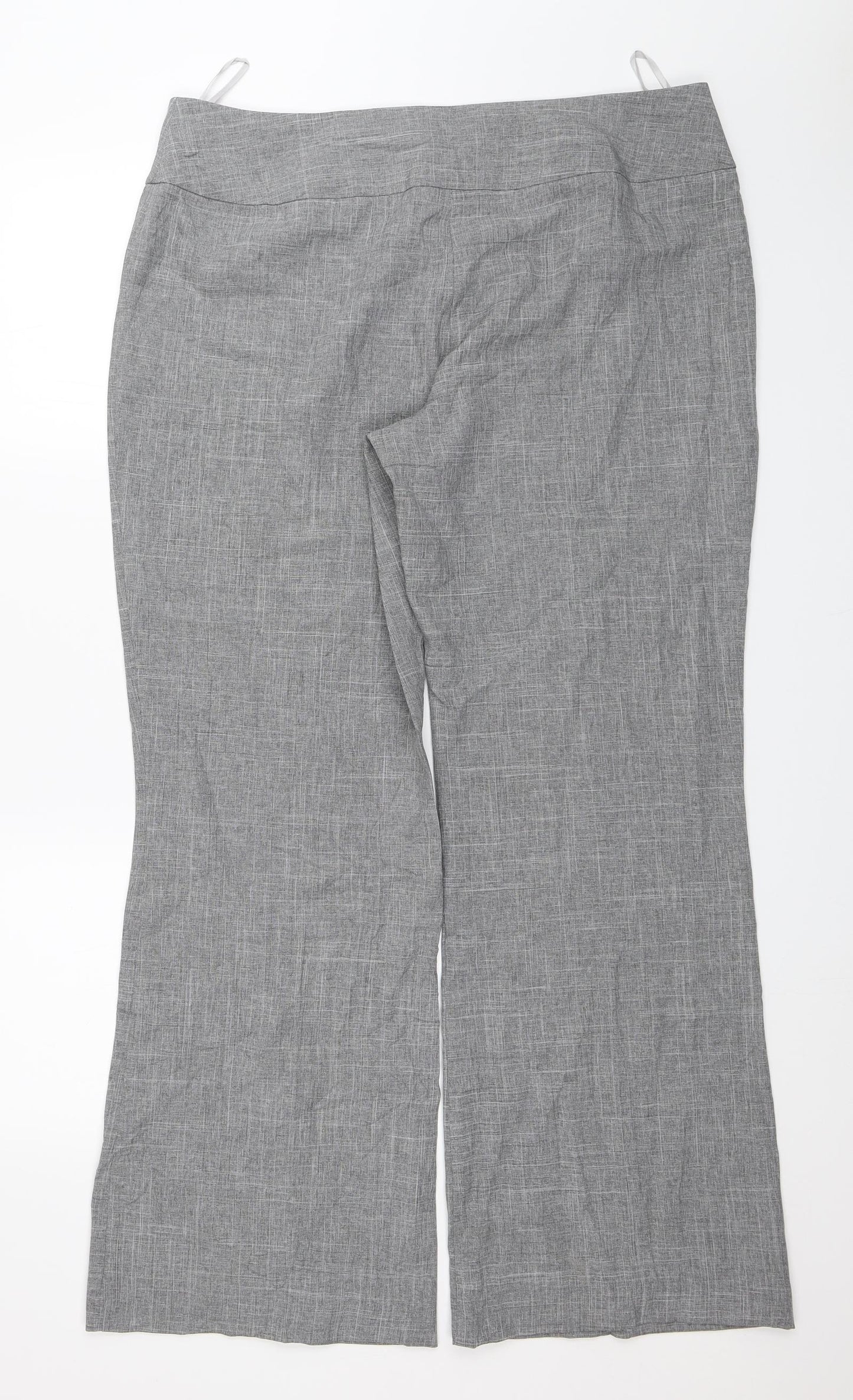 Florence & Fred Womens Grey   Dress Pants Trousers Size 18 L30 in