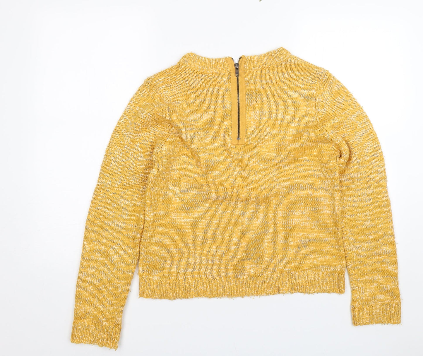 Peacocks Womens Yellow   Pullover Jumper Size M