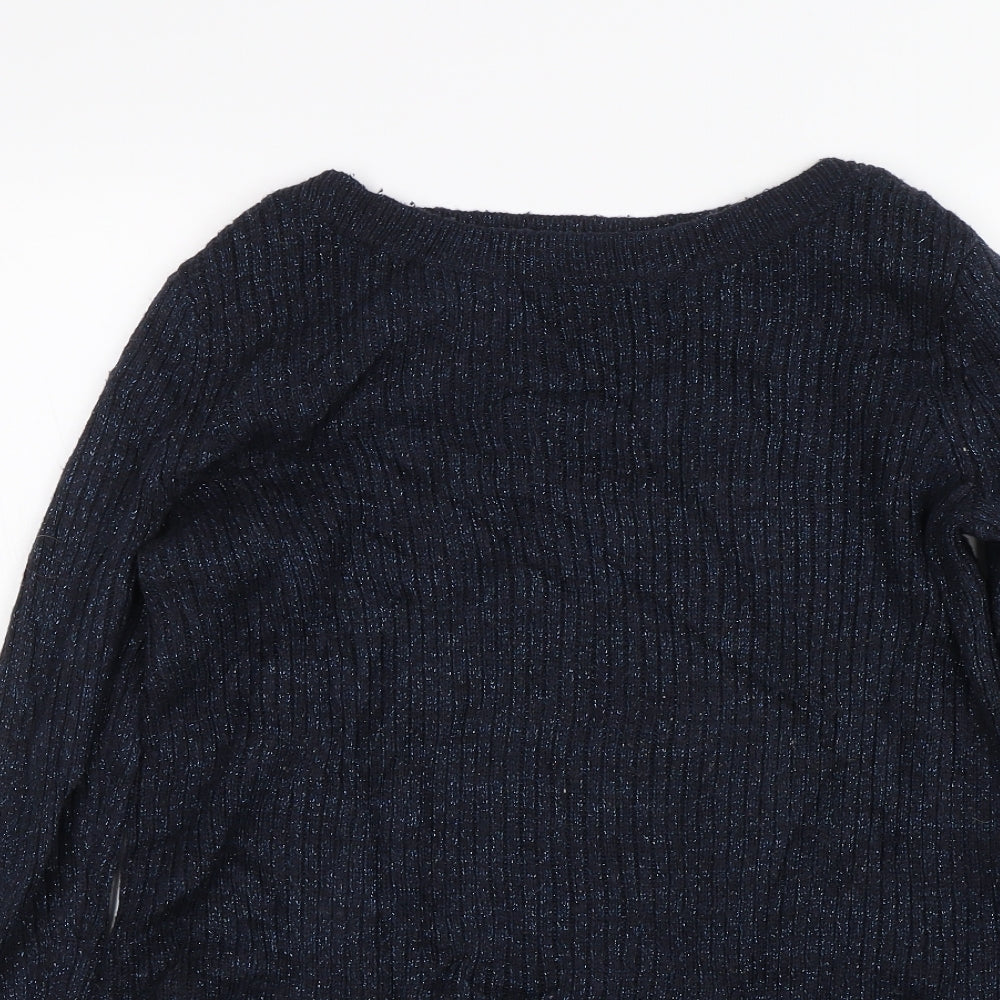 H&M Womens Blue   Pullover Jumper Size S