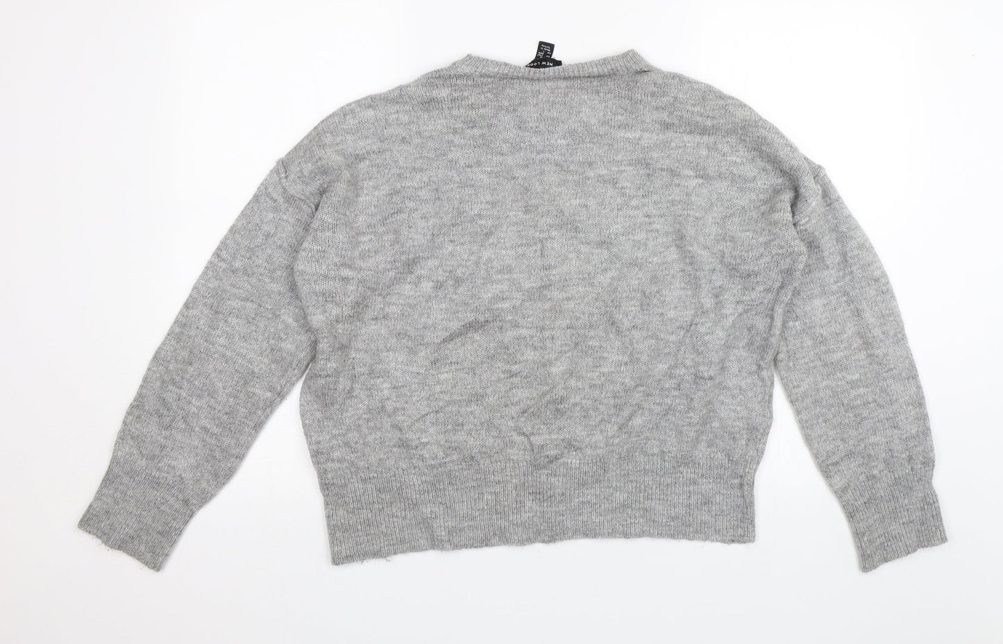 New Look Womens Grey   Pullover Jumper Size M