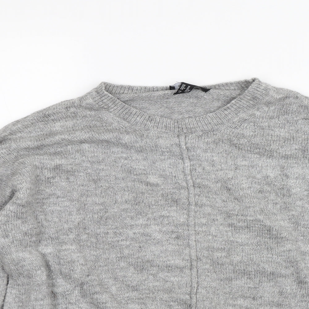 New Look Womens Grey   Pullover Jumper Size M
