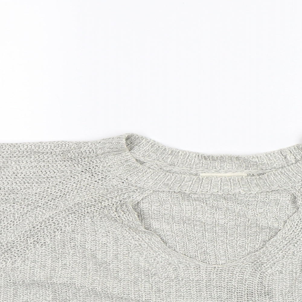 Silence + Noise Womens Grey   Pullover Jumper Size L