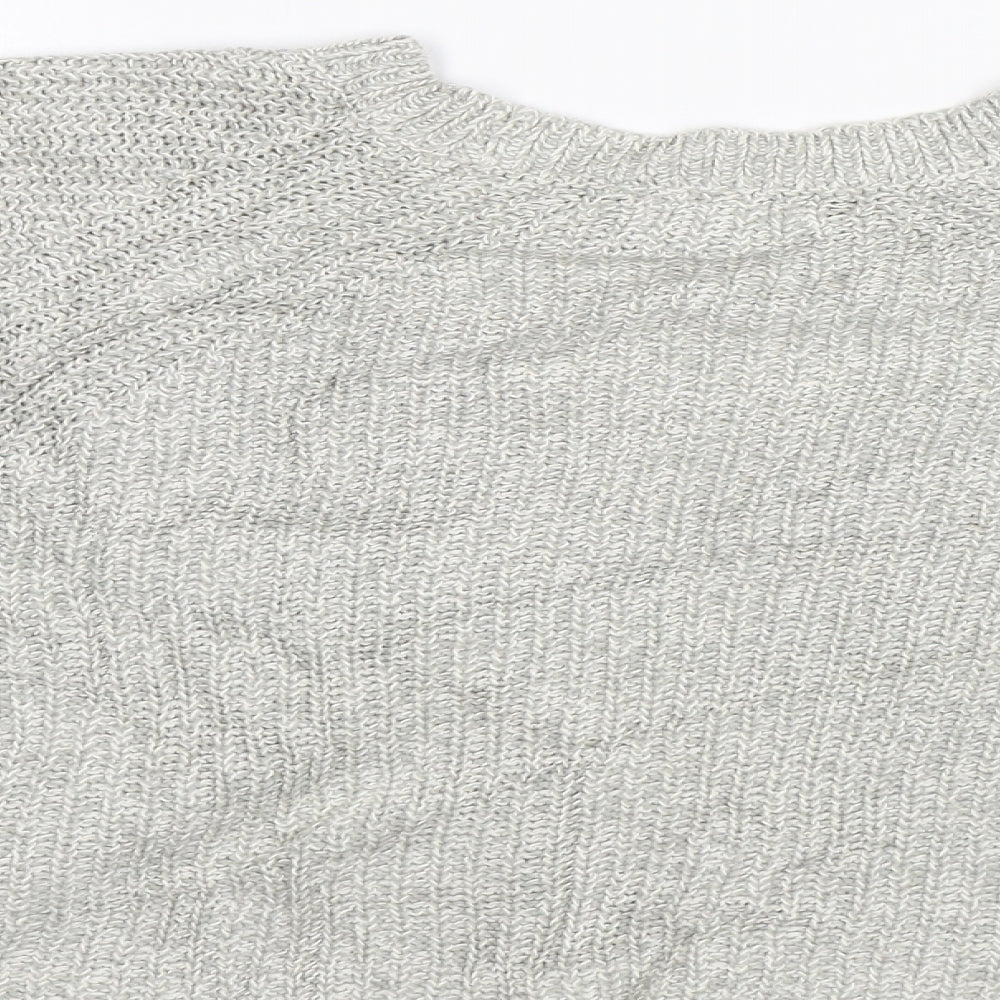 Silence + Noise Womens Grey   Pullover Jumper Size L