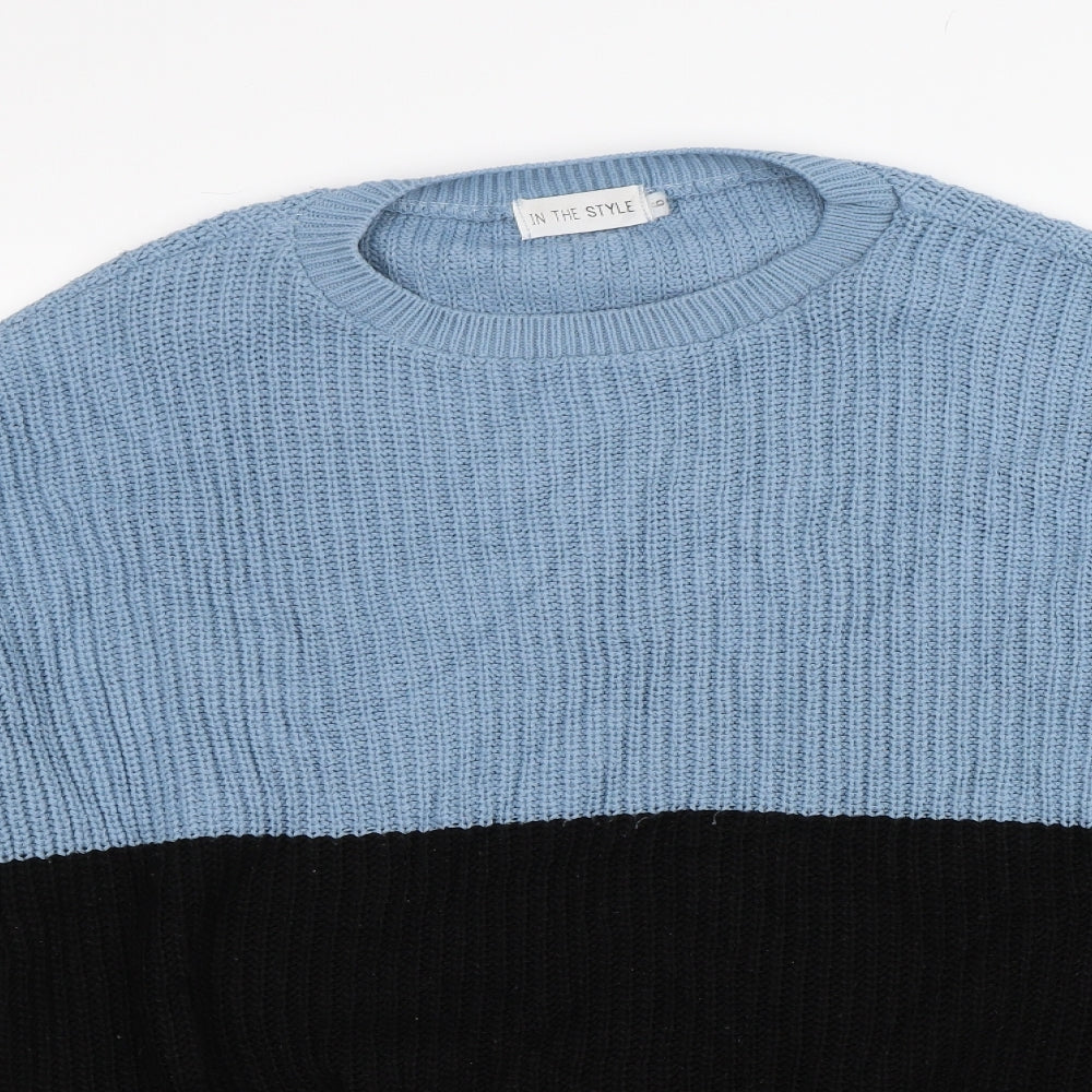 In the Style Womens Blue   Pullover Jumper Size 6