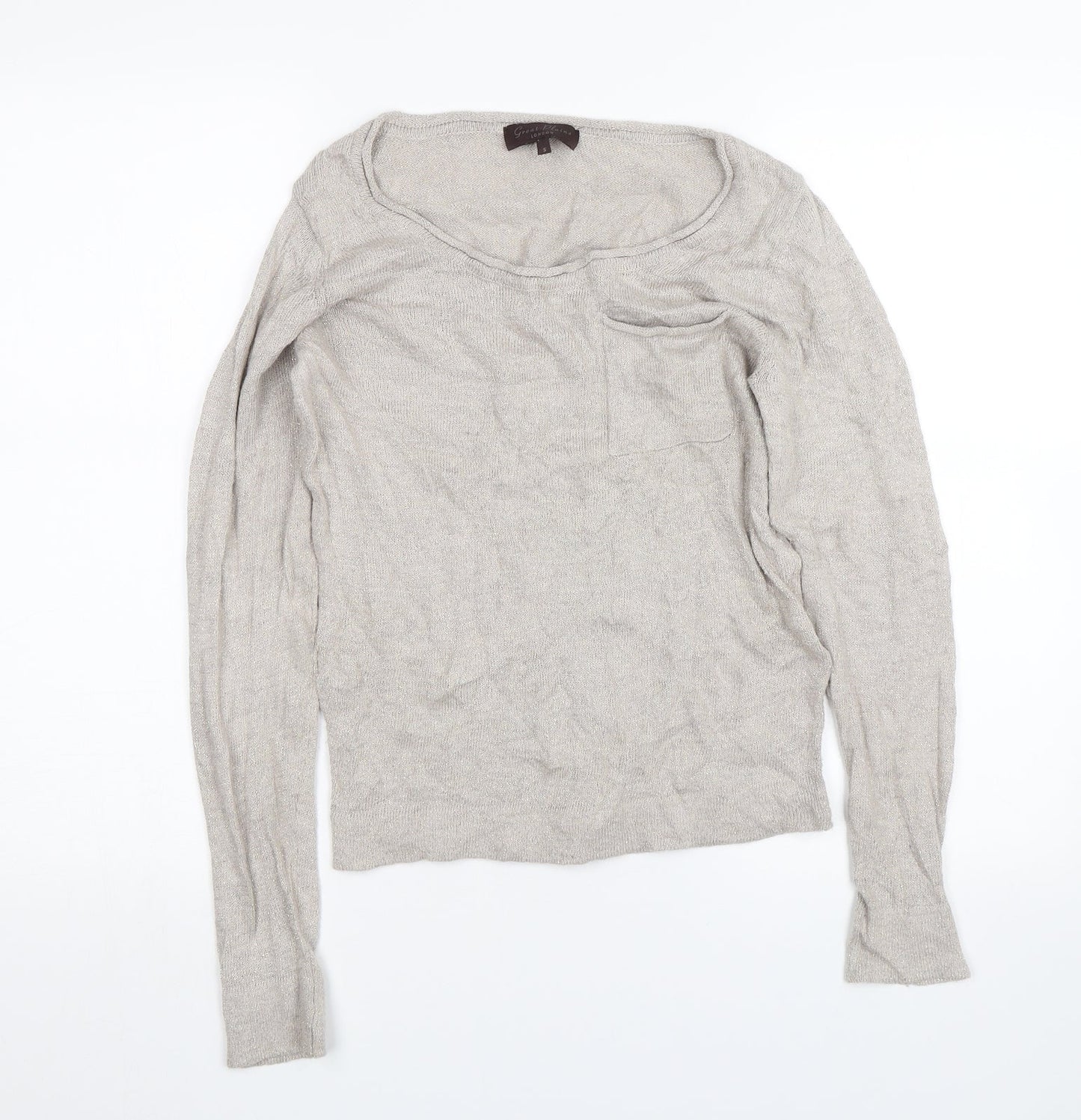 Great Plains Womens Beige   Pullover Jumper Size S