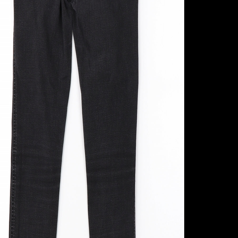 NEXT Womens Black  Denim Skinny Jeans Size 28 in L27 in