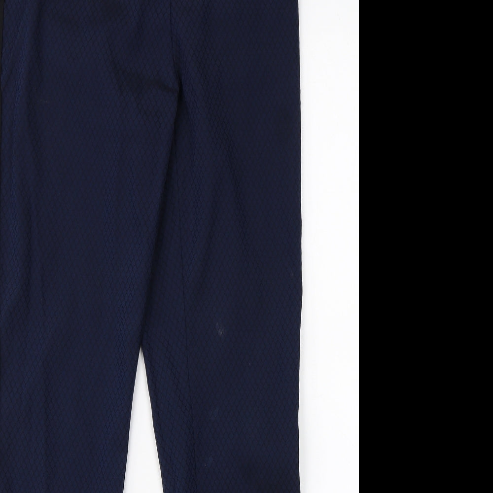 Papaya Womens Blue   Dress Pants Trousers Size 10 L28 in