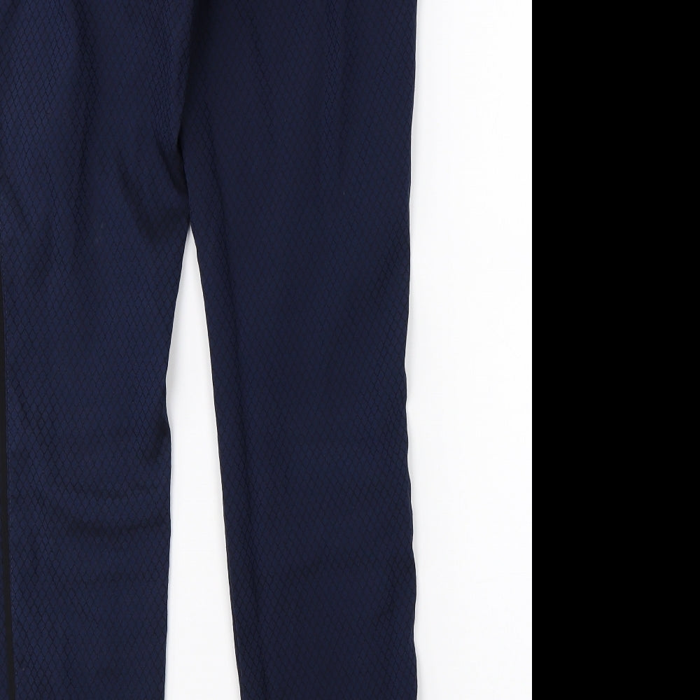 Papaya Womens Blue   Dress Pants Trousers Size 10 L28 in