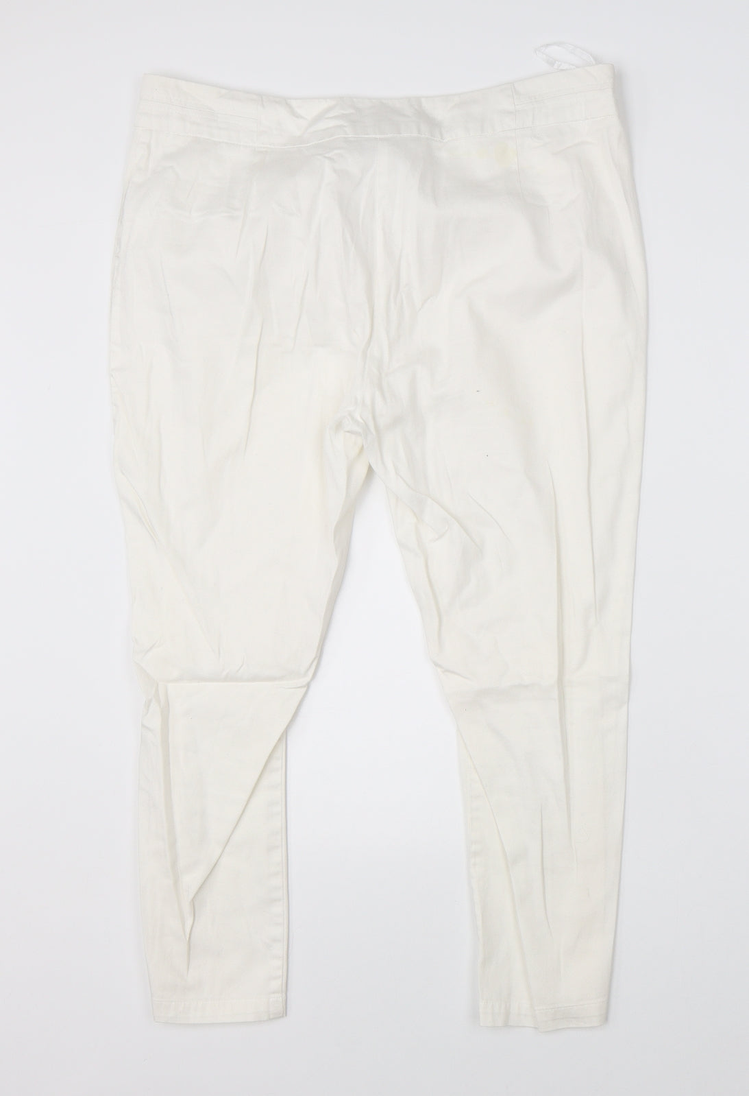 Preview Womens White   Dress Pants Trousers Size 16 L21 in