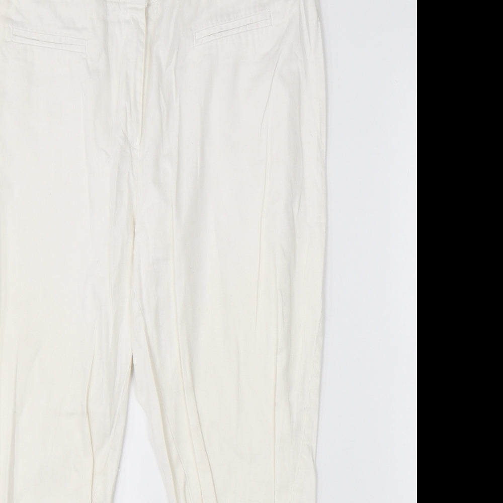 Preview Womens White   Dress Pants Trousers Size 16 L21 in