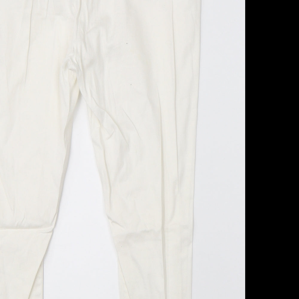 Preview Womens White   Dress Pants Trousers Size 16 L21 in