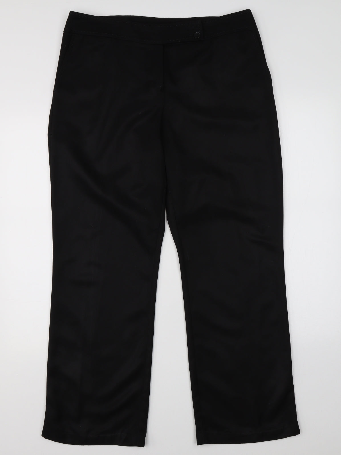 BHS Womens Black   Dress Pants Trousers Size 14 L28 in
