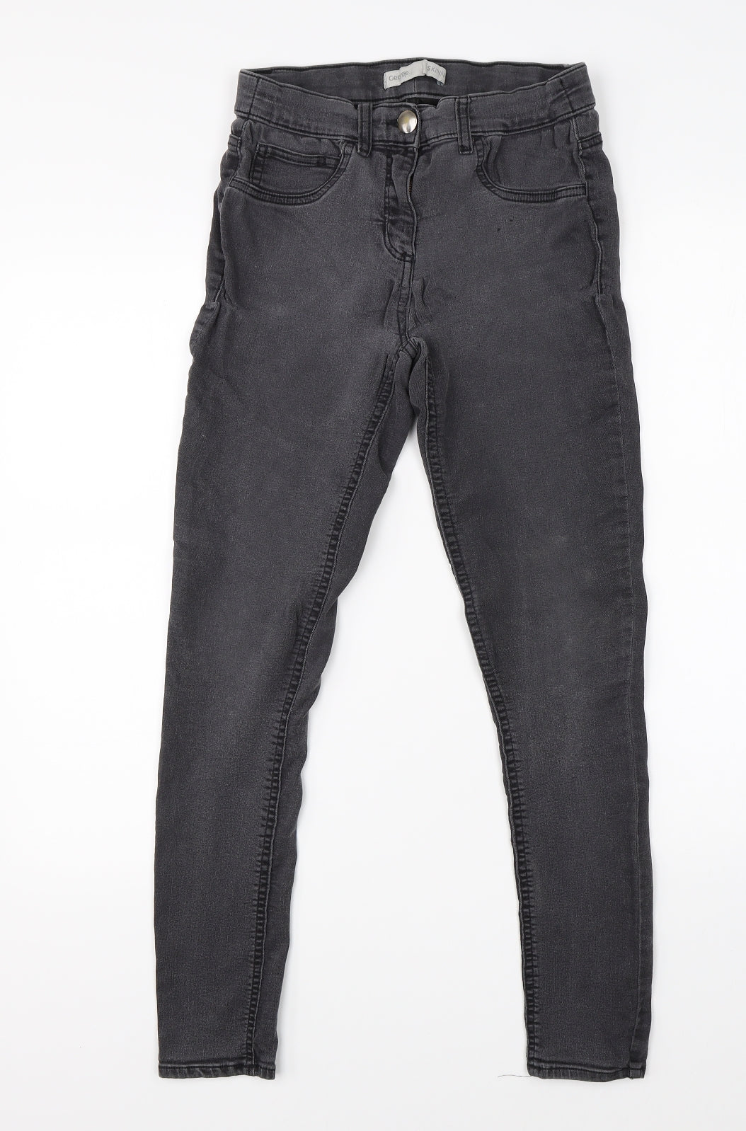 George Womens Black  Denim Jegging Jeans Size S L28 in