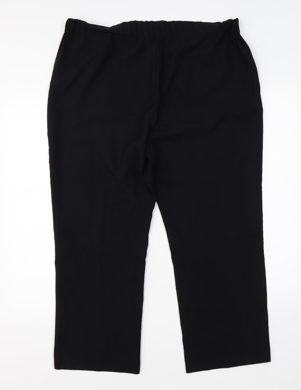 Preworn Womens Black   Dress Pants Trousers Size 16 L23 in