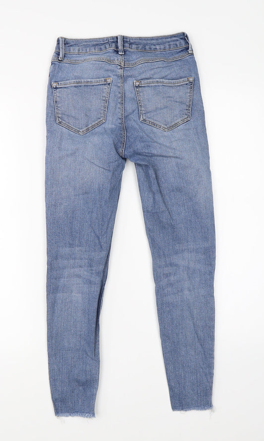 New Look Womens Blue  Denim Skinny Jeans Size 6 L23 in