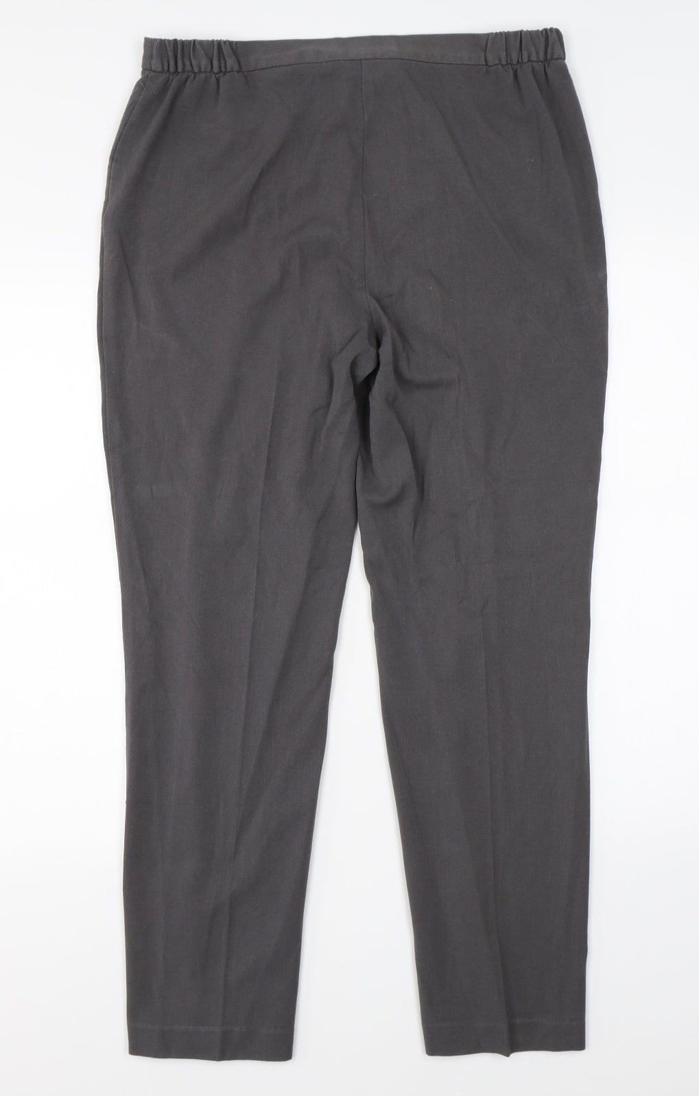 M&S Womens Grey   Dress Pants Trousers Size 12 L26 in
