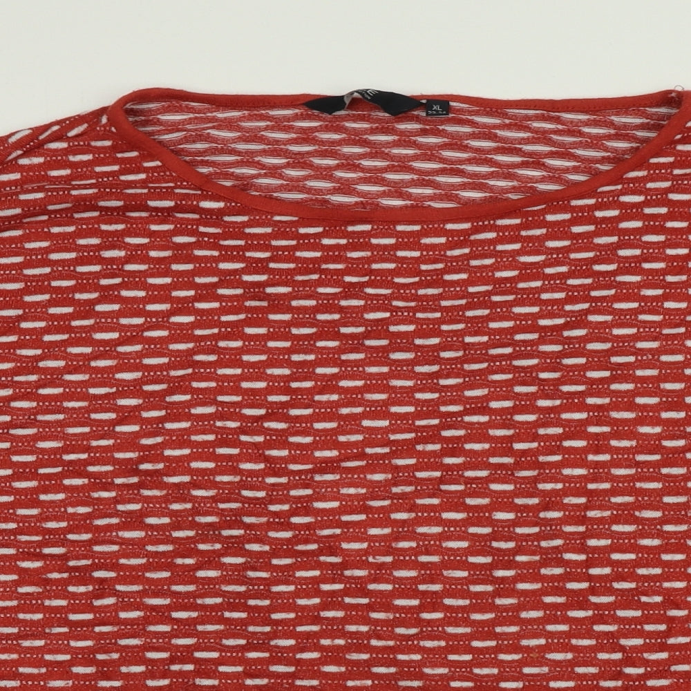 ISLE  Womens Red   Pullover Jumper Size XL