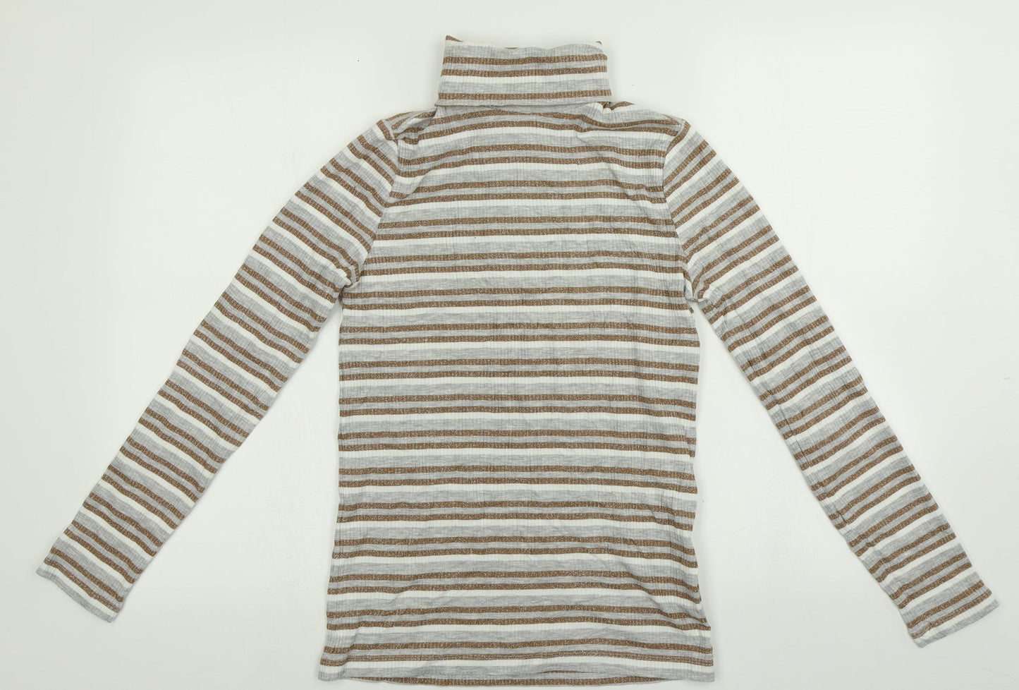M&S Womens Multicoloured Striped  Pullover Jumper Size 10