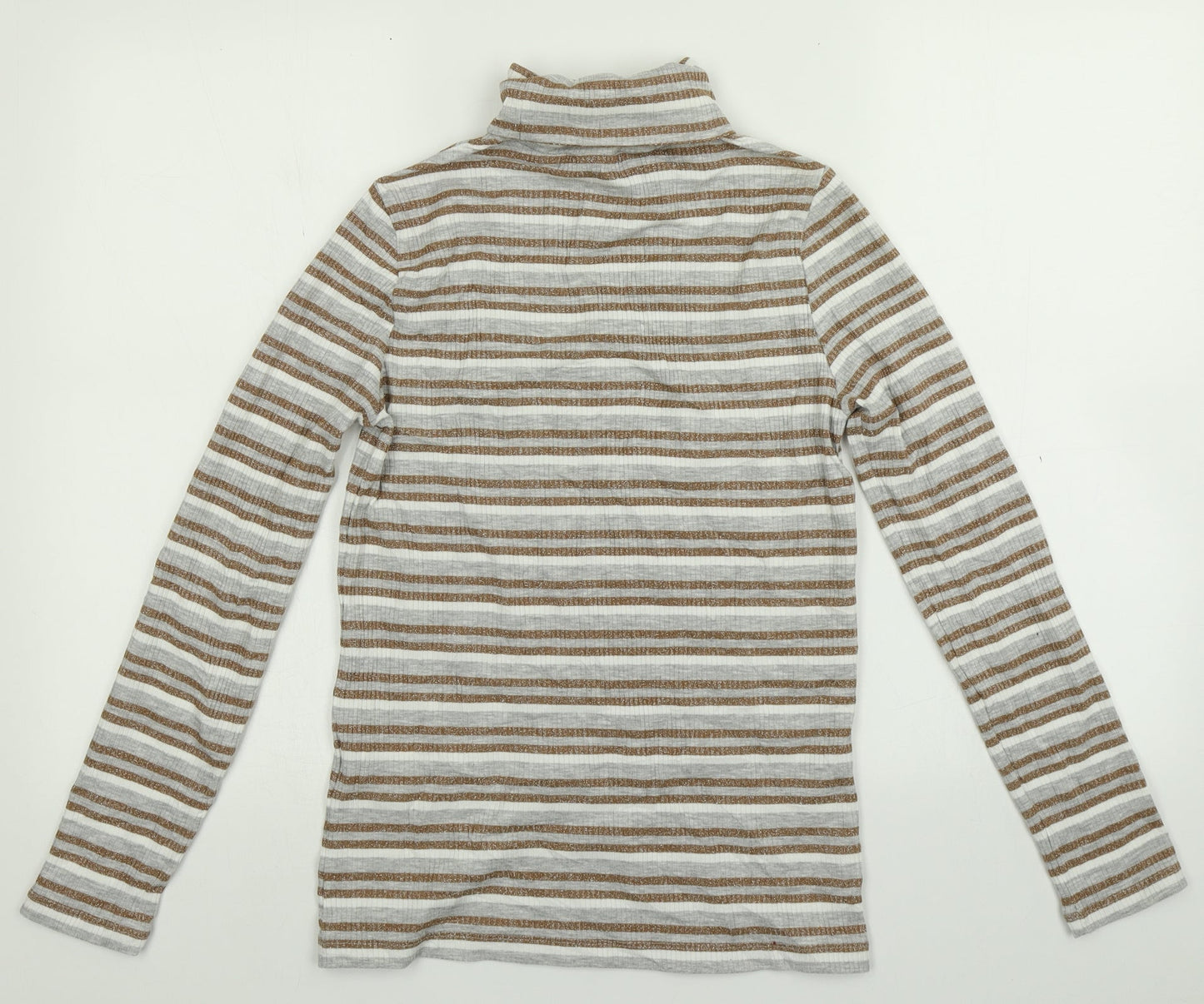 M&S Womens Multicoloured Striped  Pullover Jumper Size 10