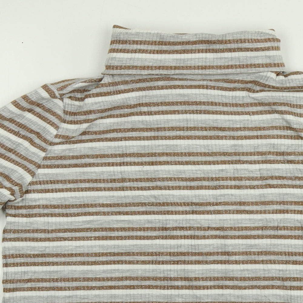 M&S Womens Multicoloured Striped  Pullover Jumper Size 10