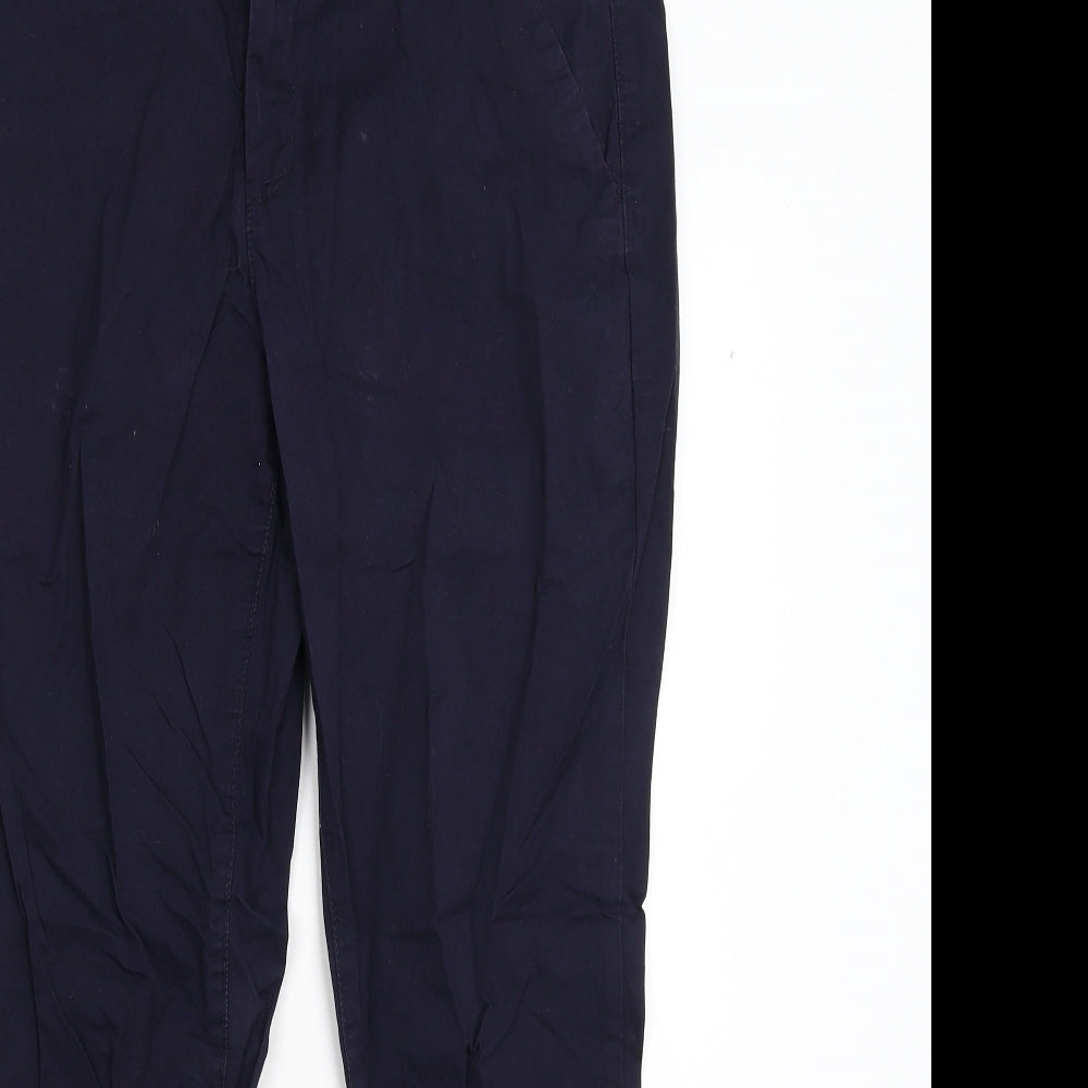 H&M Womens Blue   Trousers  Size 12 L27 in