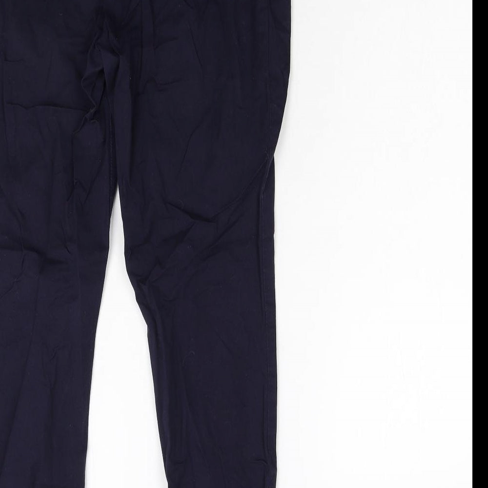 H&M Womens Blue   Trousers  Size 12 L27 in