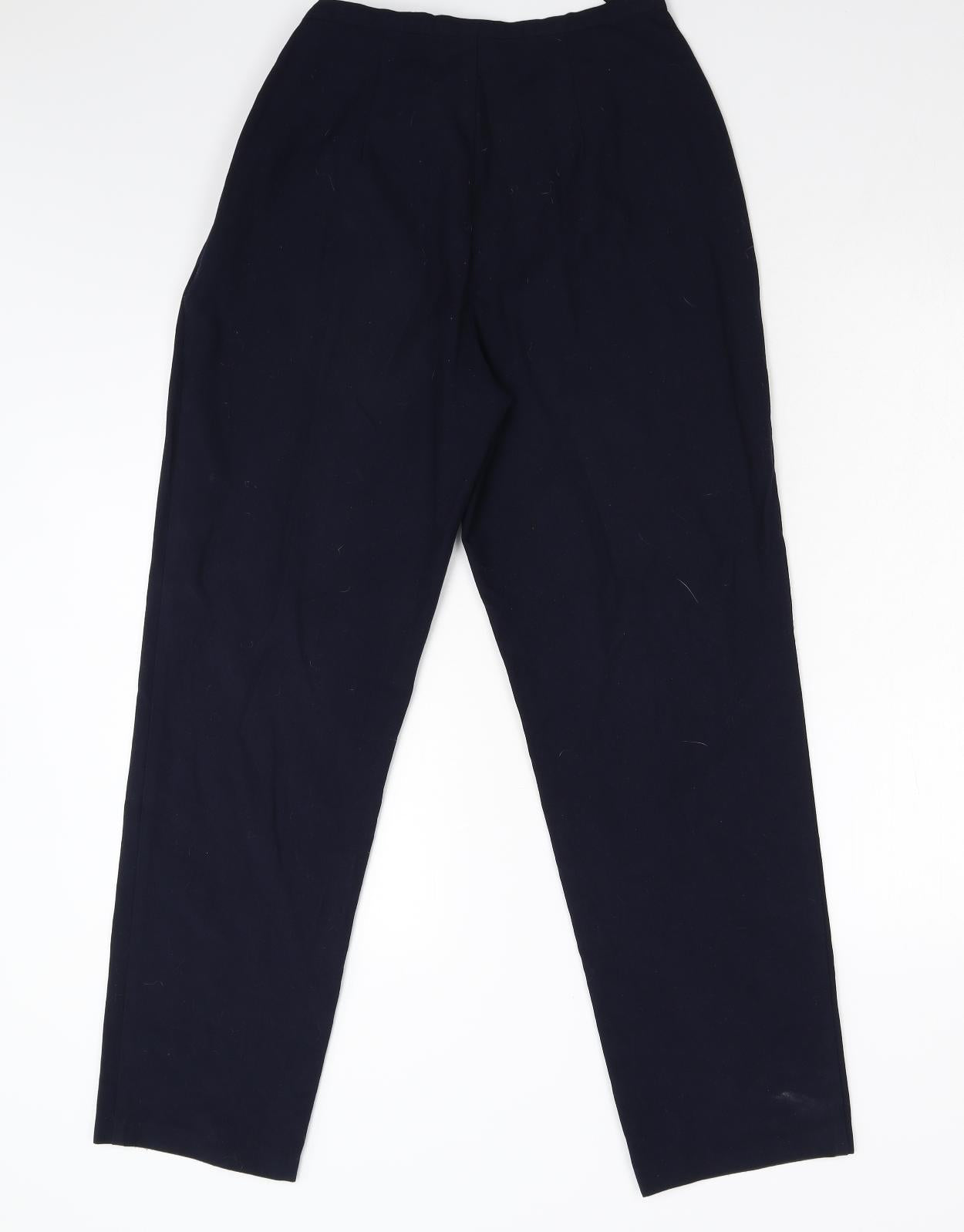 BHS Womens Blue   Trousers  Size 14 L28 in