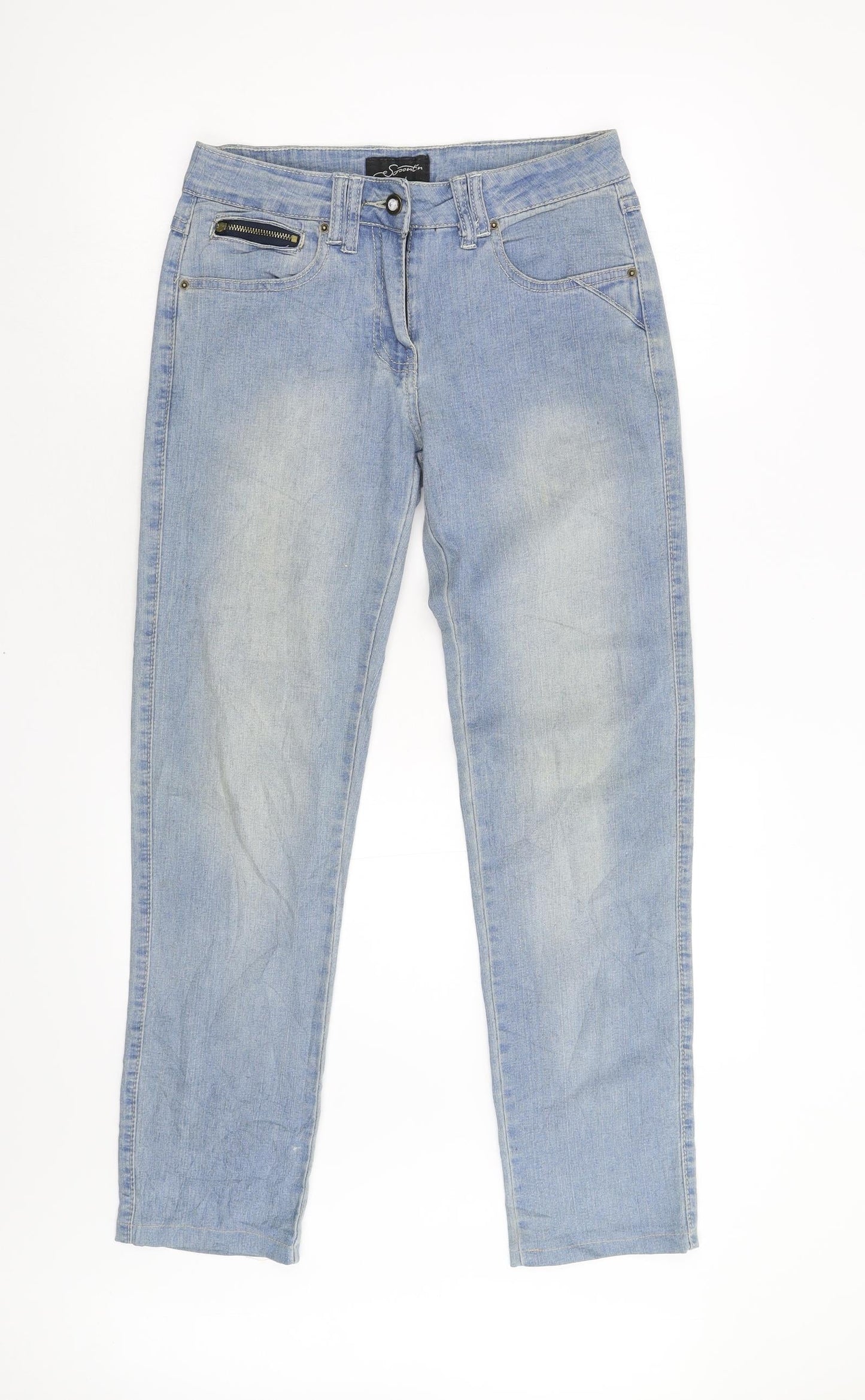 Sportin Mens Blue  Denim Straight Jeans  L30 in
