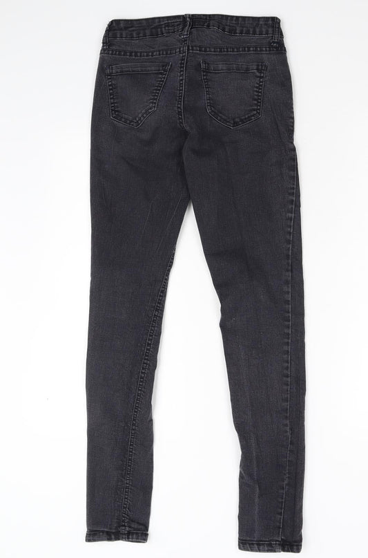 Urban Star Womens Black  Denim Skinny Jeans Size 26 L30 in