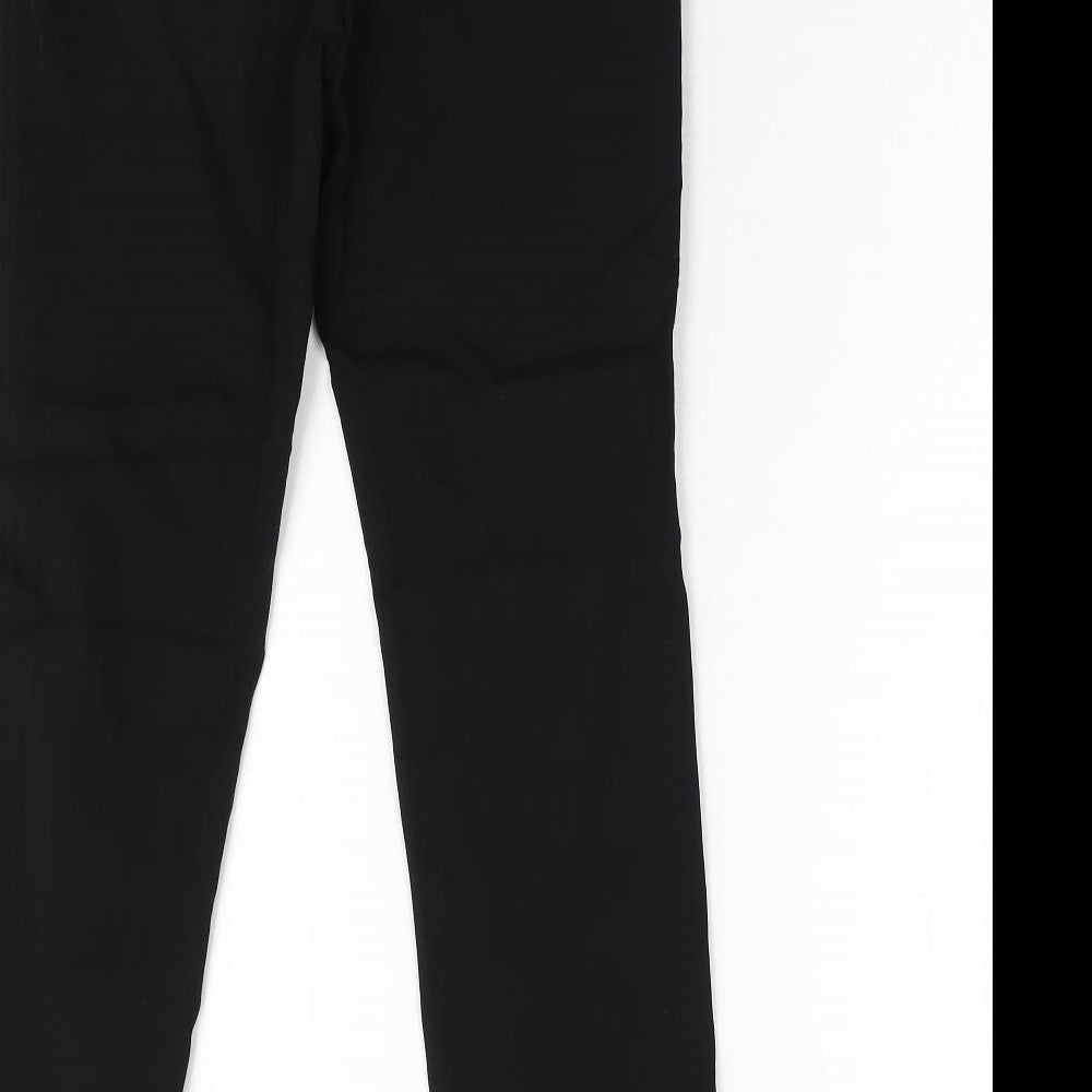 MNG Womens Black   Trousers  Size 10 L28 in