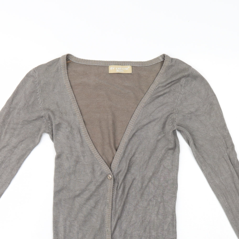 By Laetitia Womens Beige   Cardigan Jumper   - By Laetitia - Longline Cardigan
