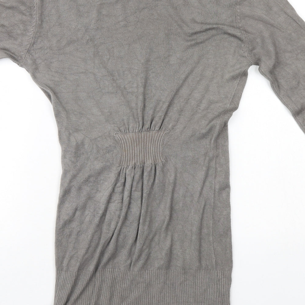 By Laetitia Womens Beige   Cardigan Jumper   - By Laetitia - Longline Cardigan