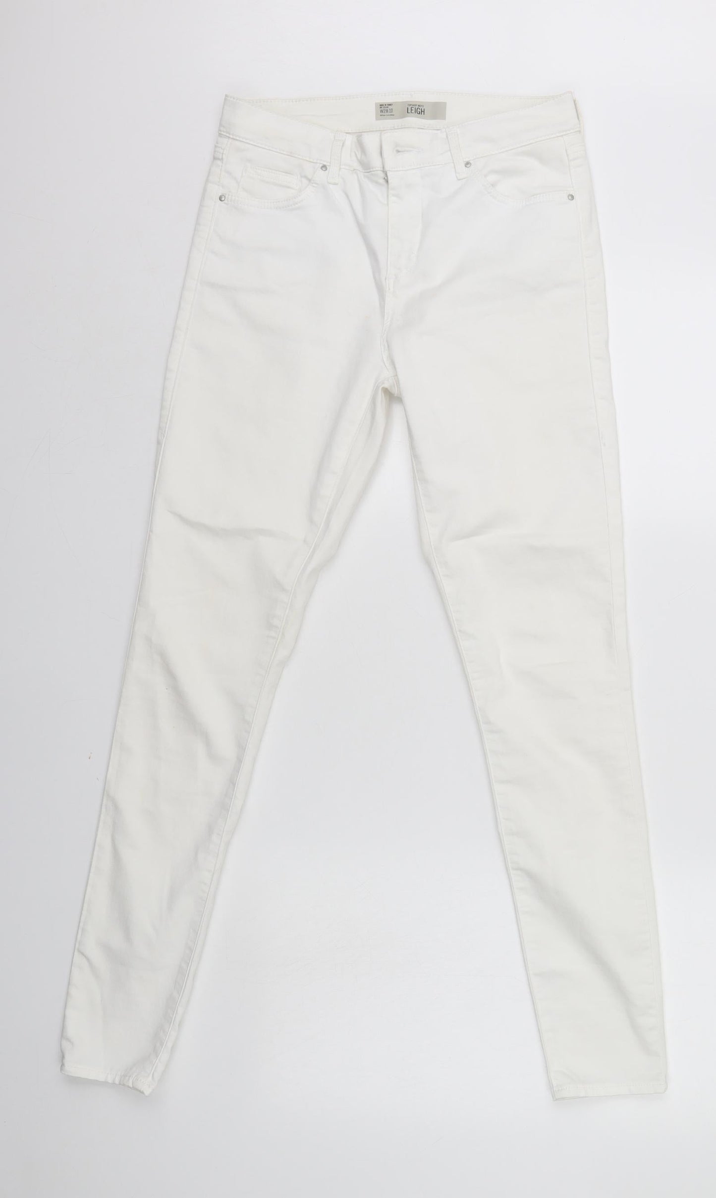 Topshop Mens Ivory   Skinny Jeans Size 28 in L32 in - Topshop Jeans