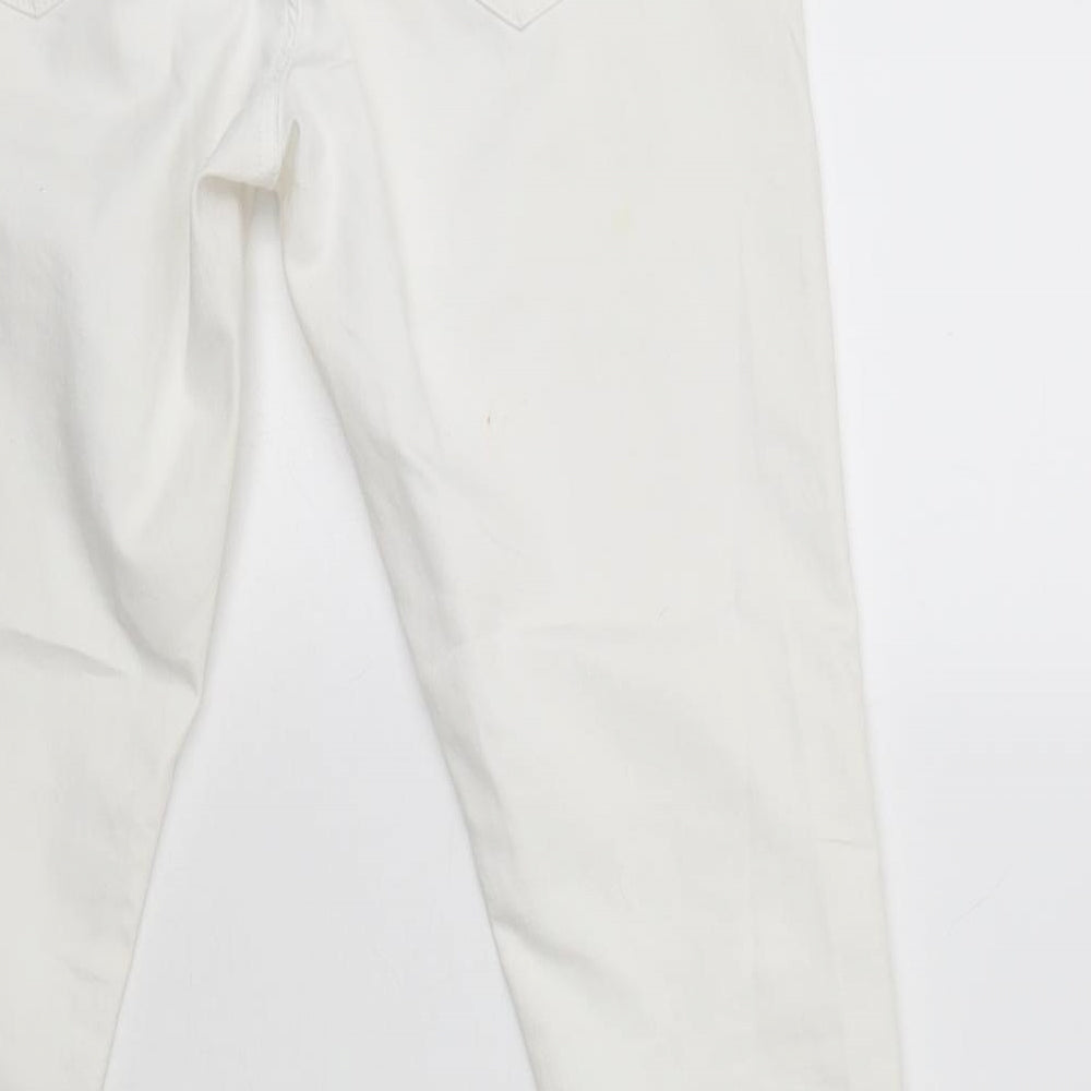 Topshop Mens Ivory   Skinny Jeans Size 28 in L32 in - Topshop Jeans