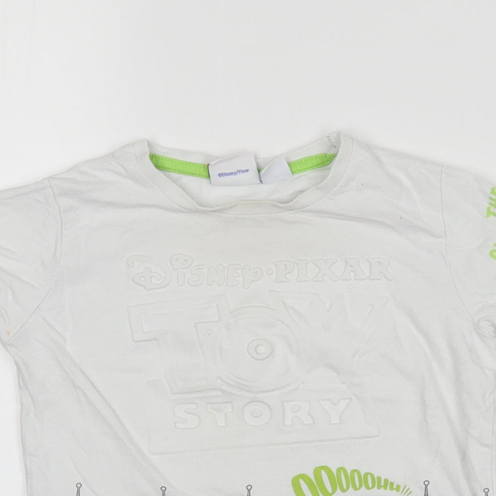 Preworn  White   Basic T-Shirt Size 18-24 Months  - Toy Story