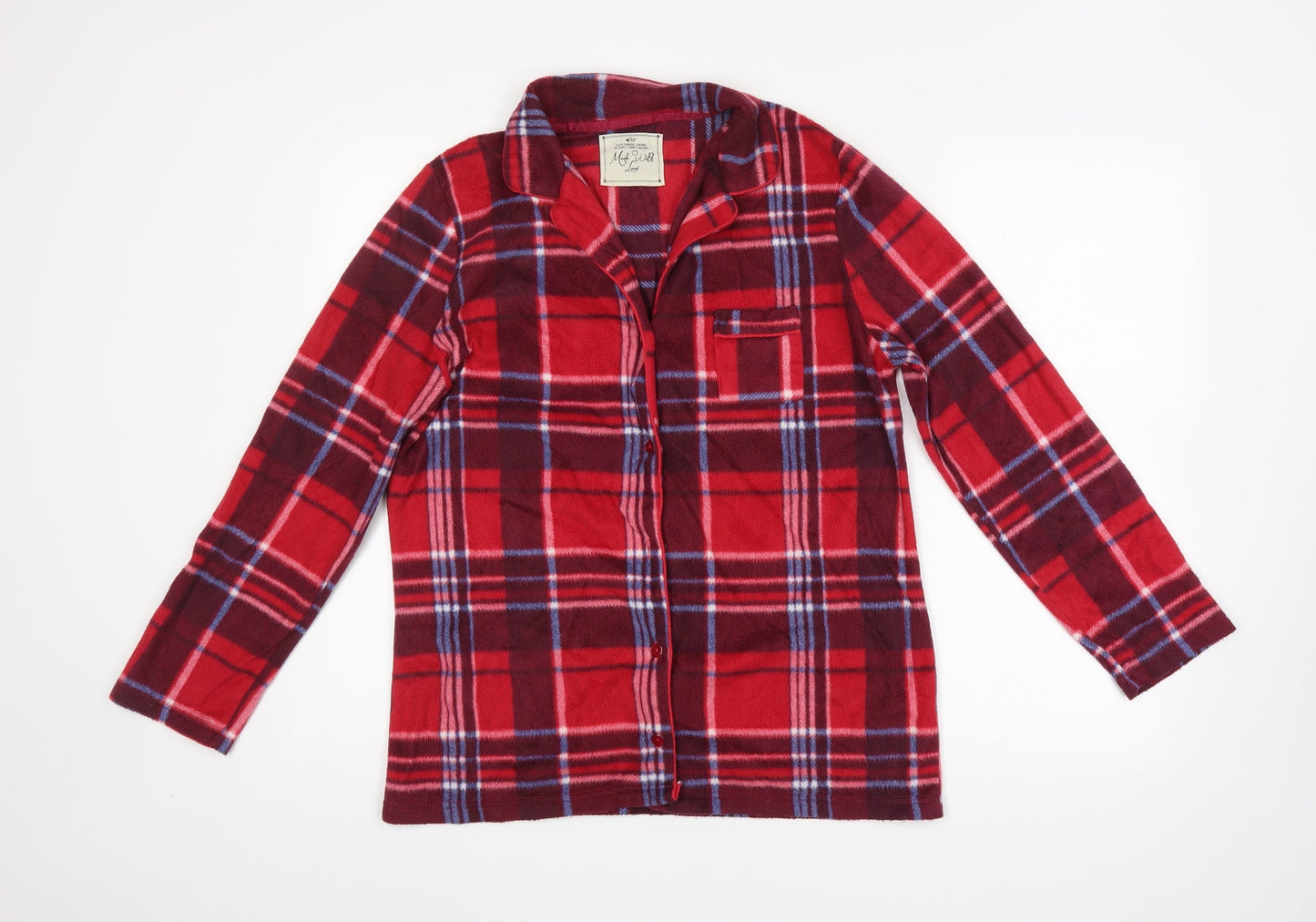 Preworn Womens Red Plaid   Nightshirt Size 14