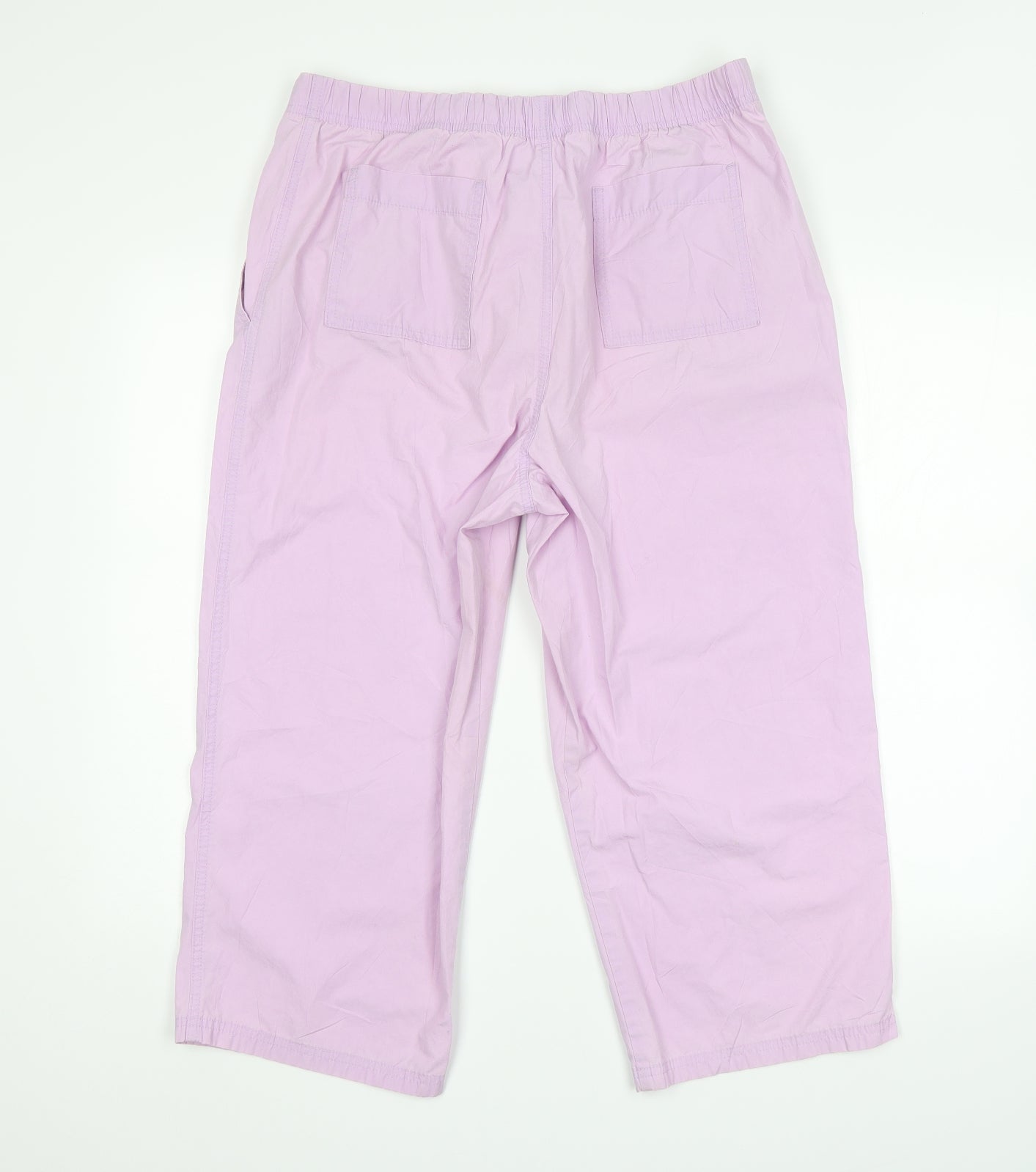 Preworn Womens Pink   Cropped Trousers  L36 in