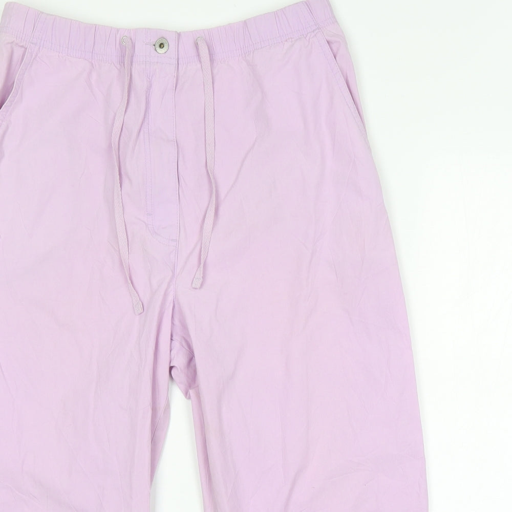 Preworn Womens Pink   Cropped Trousers  L36 in
