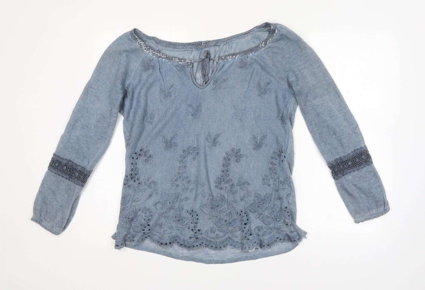 Preworn Womens Blue   Pullover Jumper