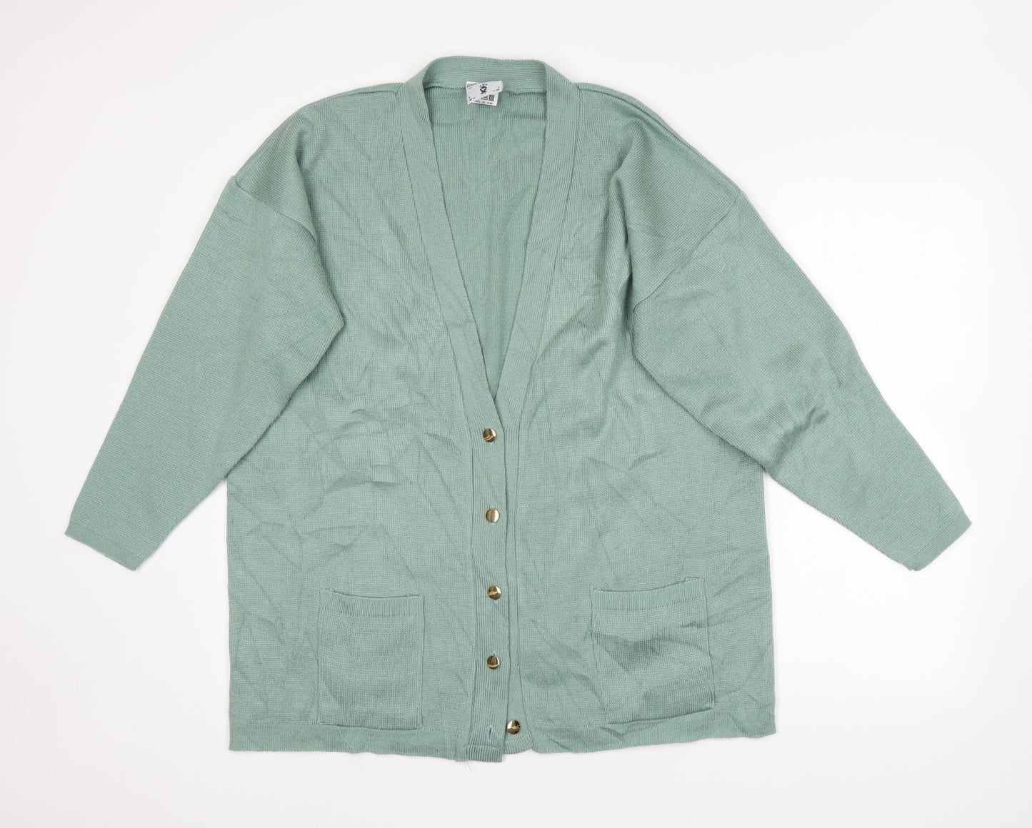 Preworn Womens Green   Cardigan Jumper