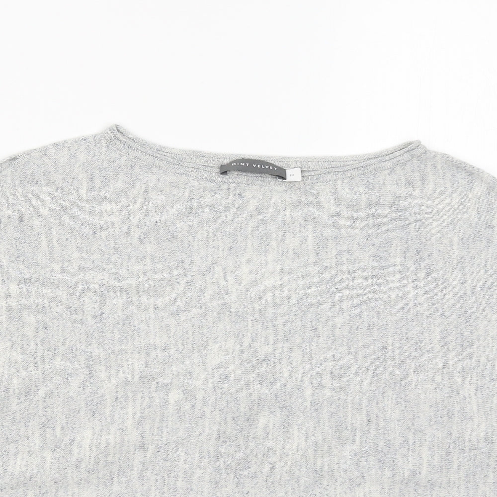 Mini Velvet Womens Grey   Pullover Jumper Size 10