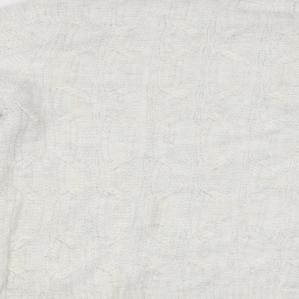 Maine Womens White   Pullover Jumper Size 12