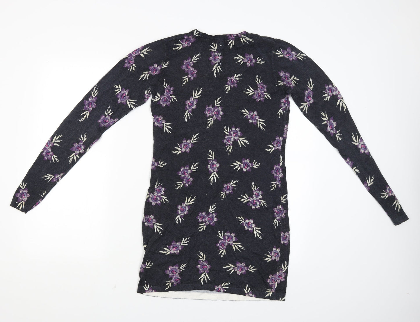 NEXT Womens Blue Floral  Pullover Jumper Size 10
