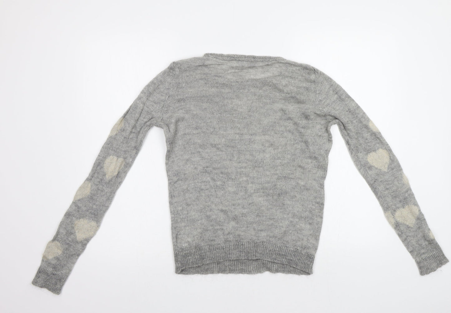 Dorothy Perkins Womens Grey  Knit Pullover Jumper Size 12