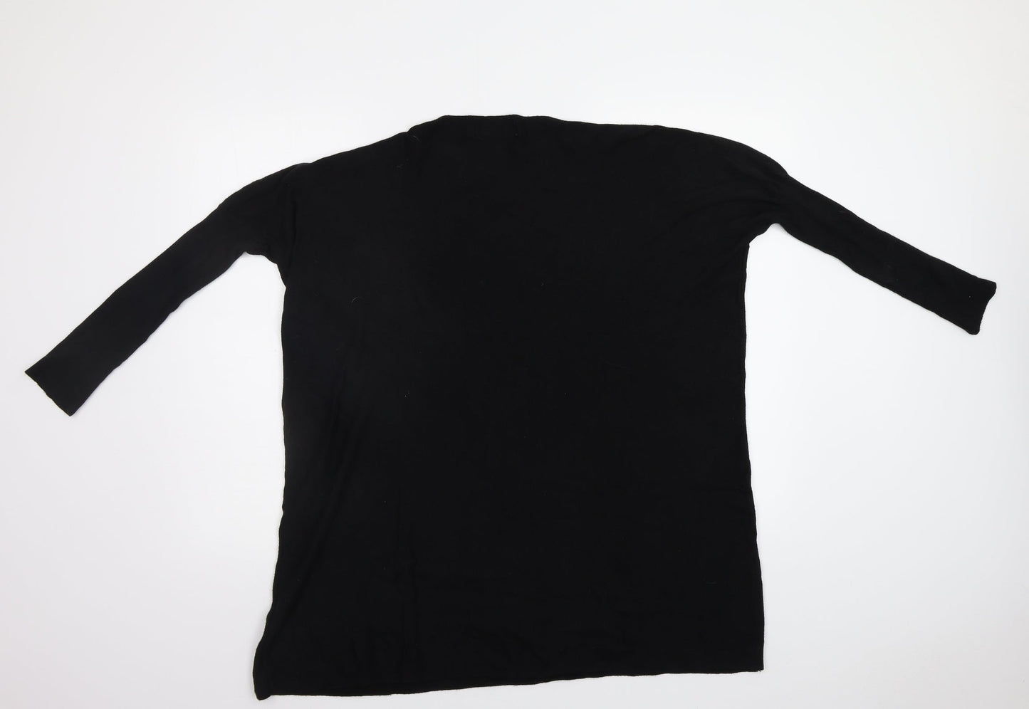 QED London Womens Black   Pullover Jumper Size M  - Sequin detail