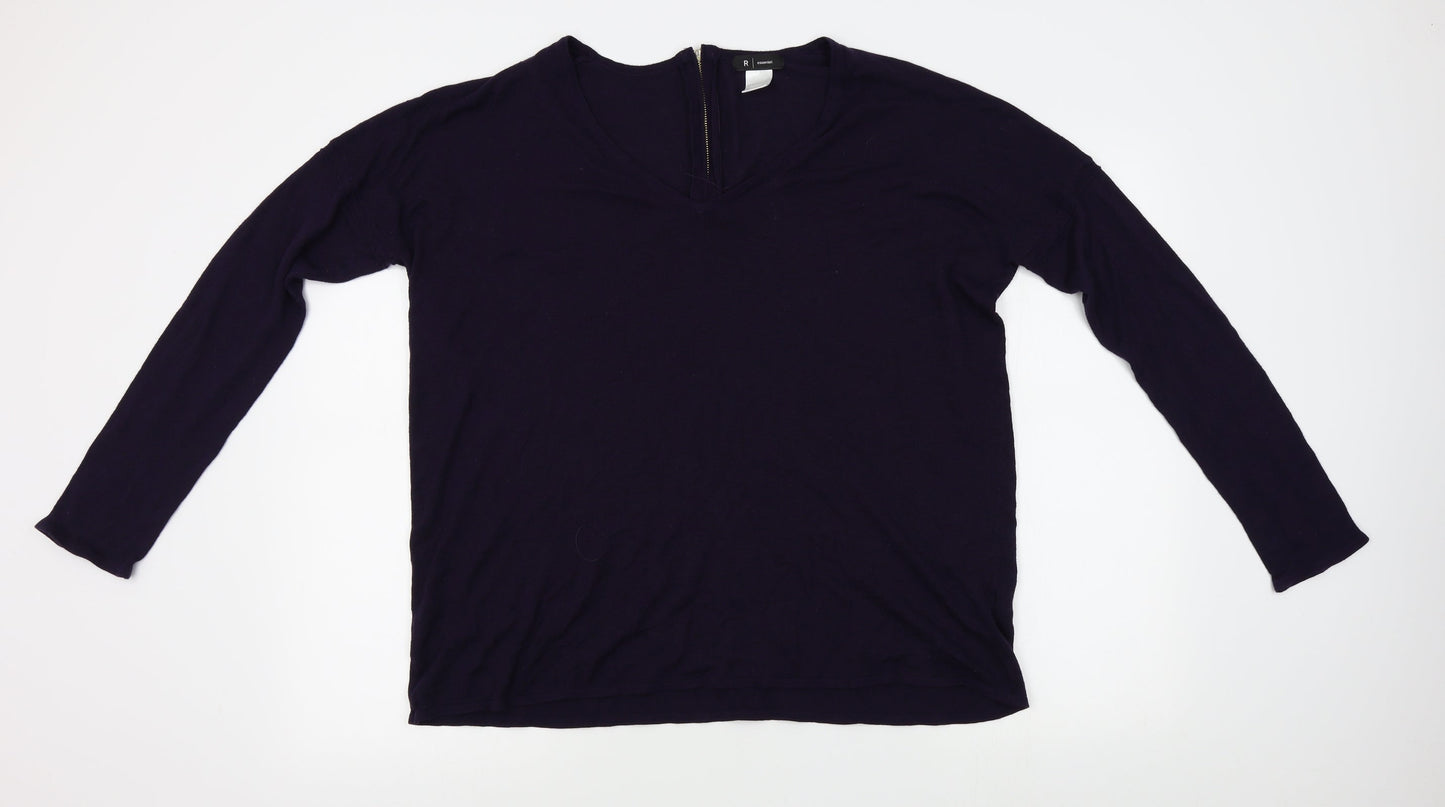 La Redoute Womens Purple   Pullover Jumper Size 20